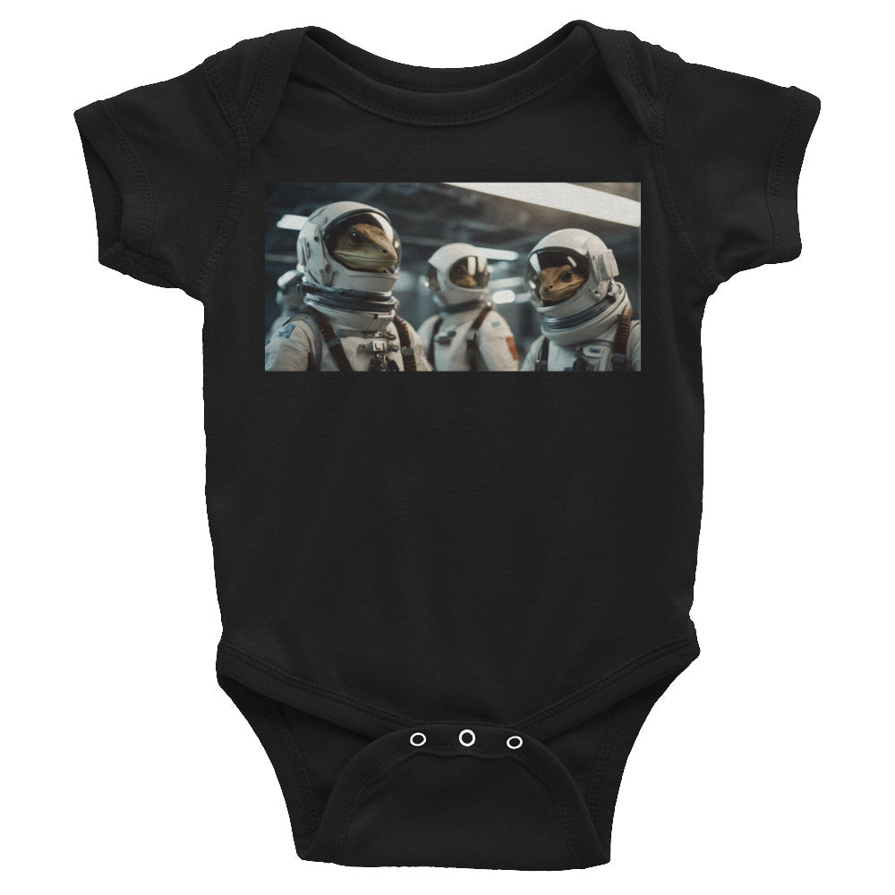 Infant Bodysuit - Lizard Astronauts