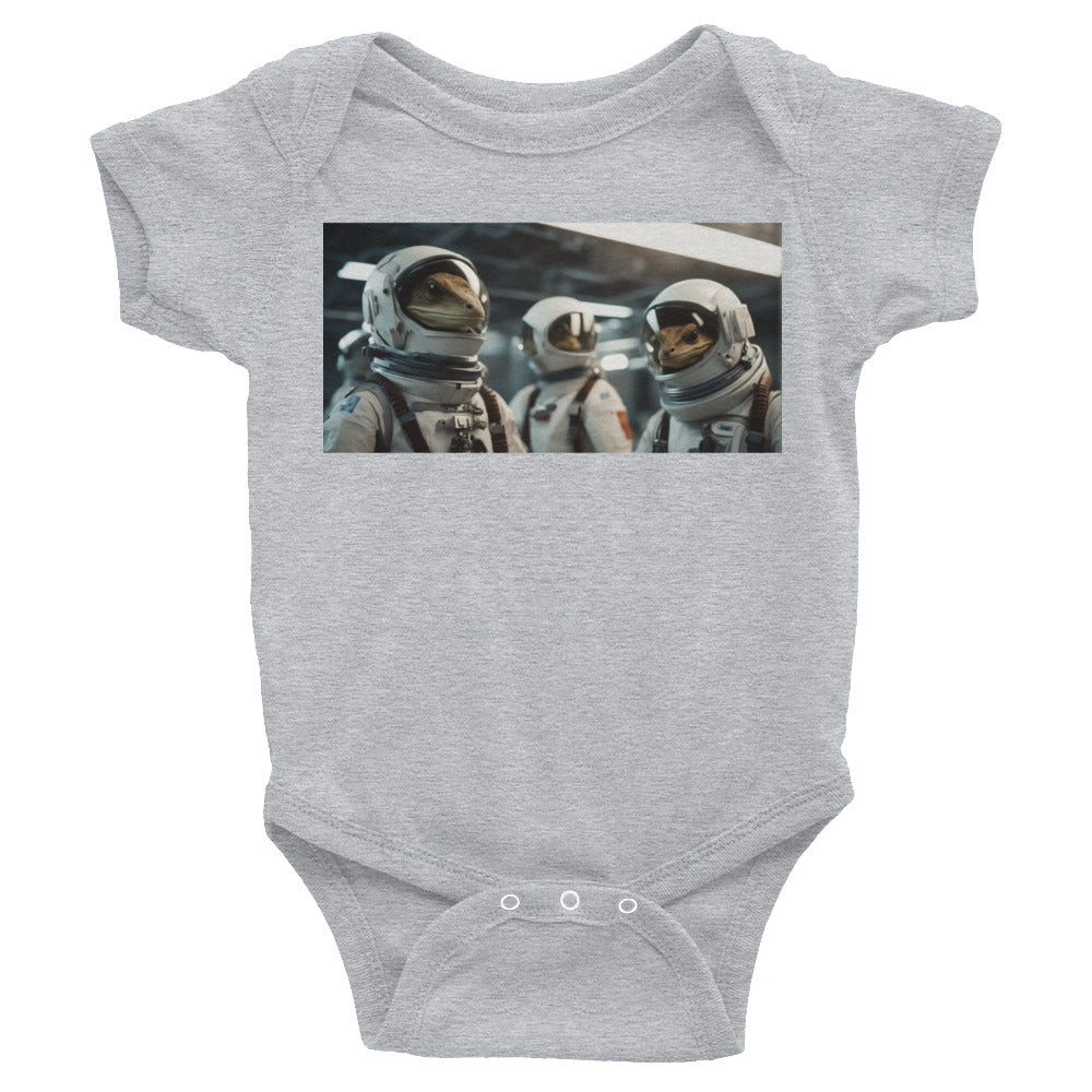 Infant Bodysuit - Lizard Astronauts