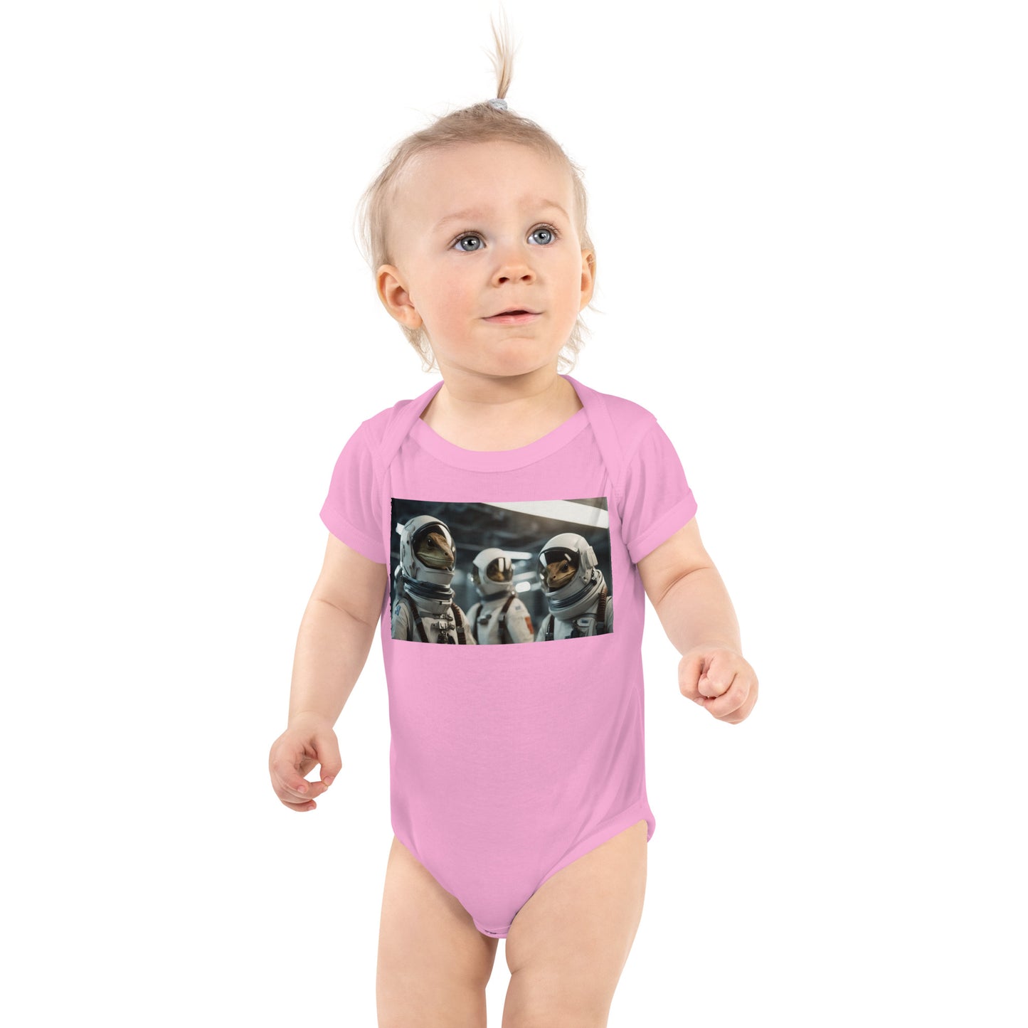 Infant Bodysuit - Lizard Astronauts