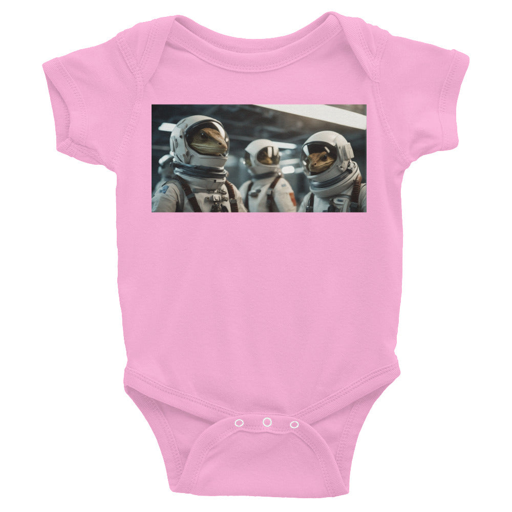 Infant Bodysuit - Lizard Astronauts