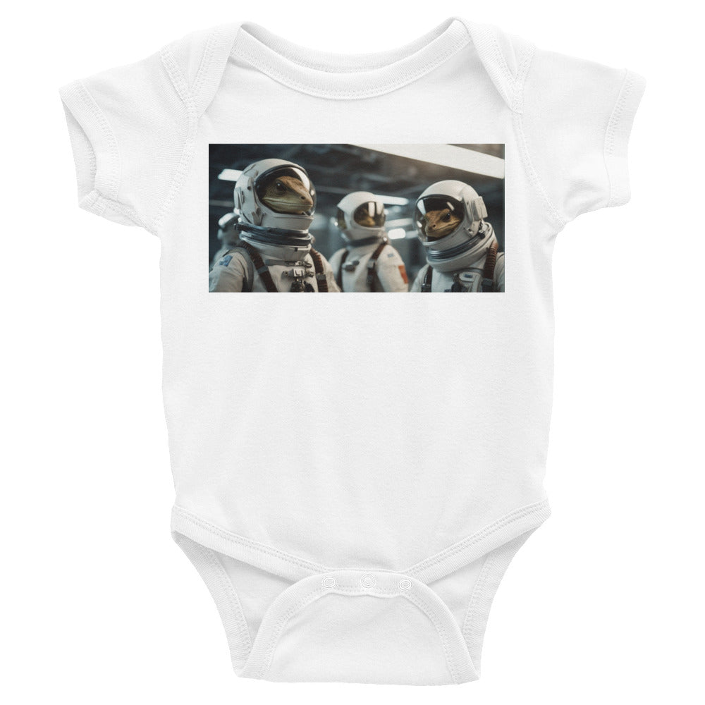 Infant Bodysuit - Lizard Astronauts