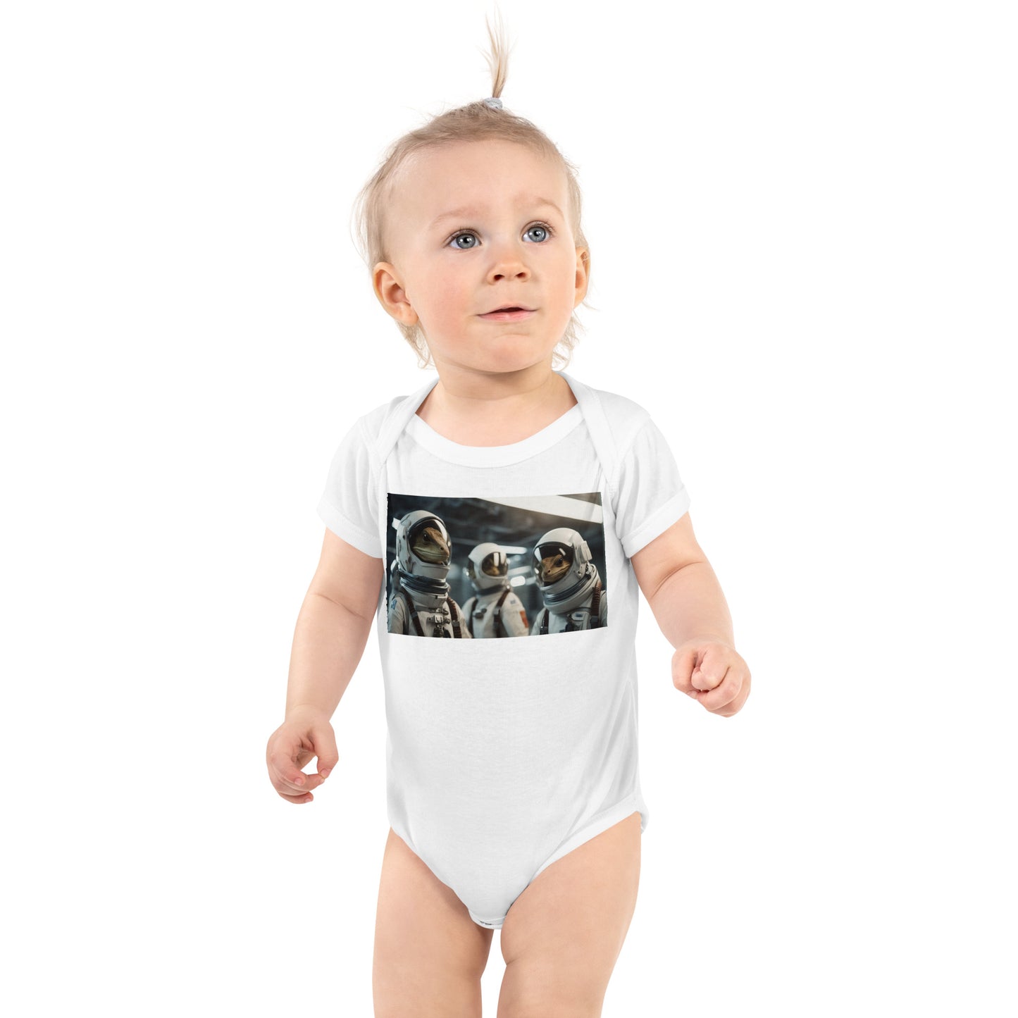 Infant Bodysuit - Lizard Astronauts