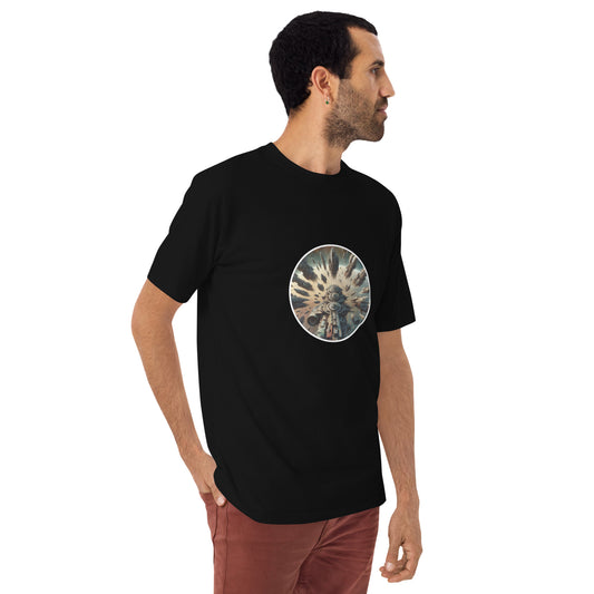 Men’s premium heavyweight tee - Planet Spaceship