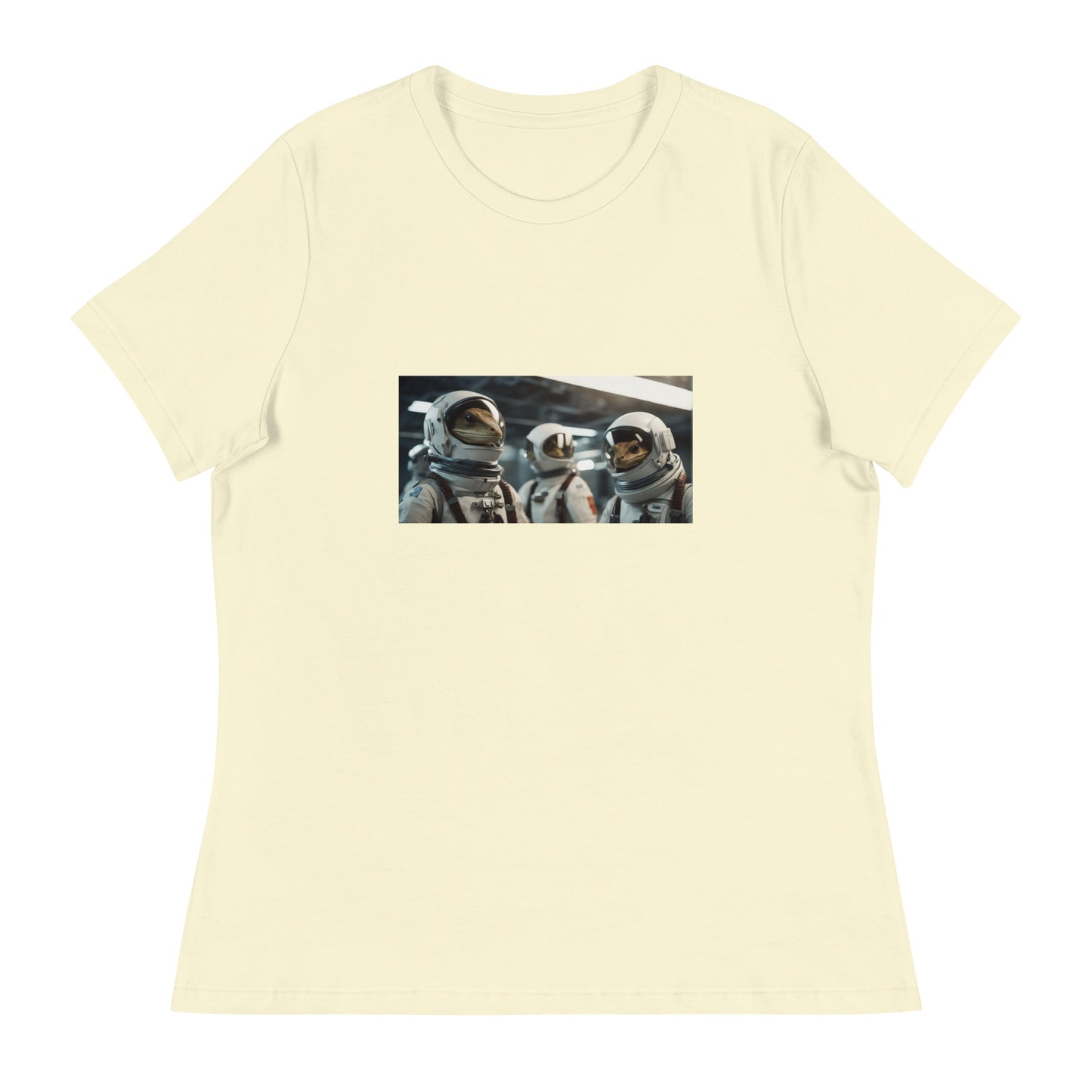 Women's Relaxed T-Shirt - Reptilian Astronauts