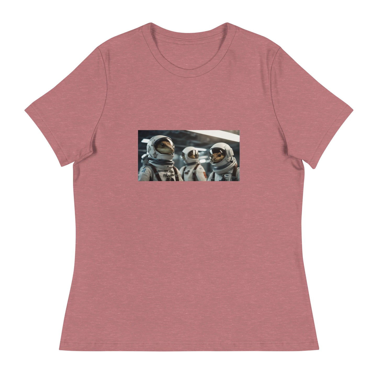 Women's Relaxed T-Shirt - Reptilian Astronauts