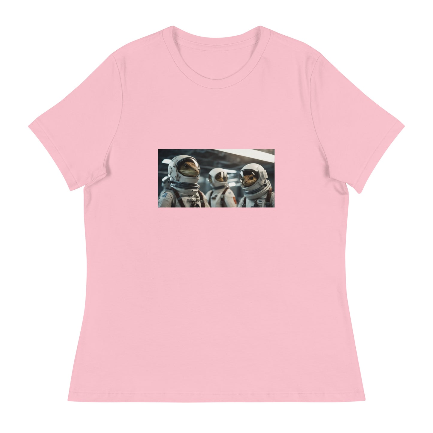 Women's Relaxed T-Shirt - Reptilian Astronauts